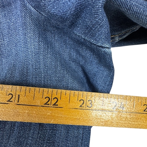 Levi's Womens Denim Trucker Jacket 2X 2XG Blue Jean Cotton Blend Casual - Picture 4 of 7